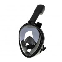 ISO Celoobličejová šnorchlovací maska L/XL černá
