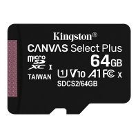 Kingston Canvas Select Plus, micro SDXC, 64GB, UHS-I U1 (Class 10), A1