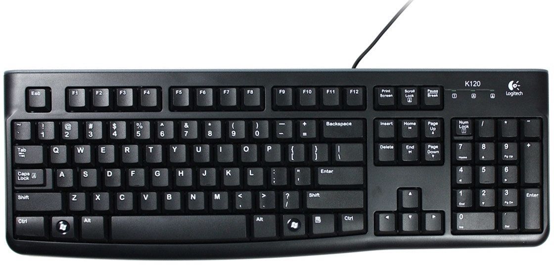 Logitech klávesnice K120, US (920-002479)
