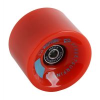 Kolečko Longboard 1ks - červené, ABEC 9, 70 mm
