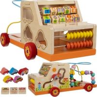 Kruzzel 22652 Wooden car with counter