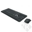 Logitech MK540, klávesnice s bezdrátovou optickou myší, US, černá (920-008685)