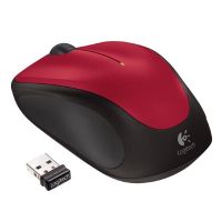 Logitech bezdrátová myš M235, 1000DPI, červená (910-002496)