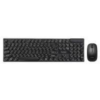 Marvo DCM002WE BK, klávesnice s bezdrátovou myší, US, černá