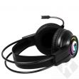 Marvo HG8935, sluchátka s mikrofonem, ovládání hlasitosti, černá, podsvícená, USB (PC)