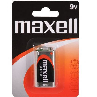 MAXELL 6F22 1BP 9V Zn baterie