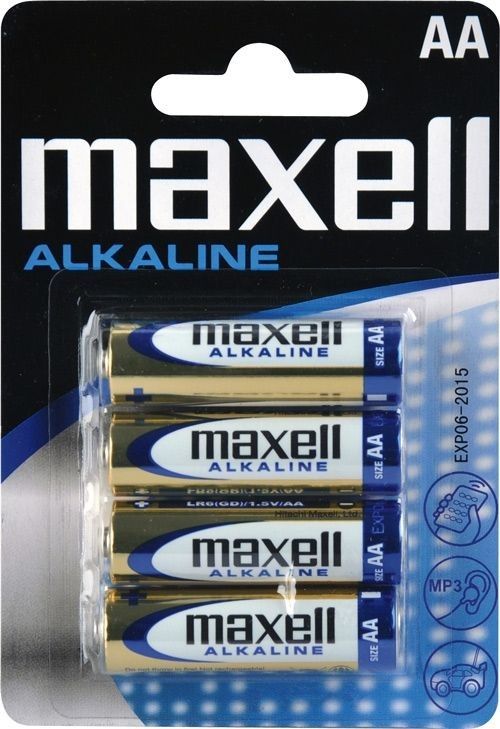 Maxell Alkaline Nenabíjecí baterie AA / 4ks / Blistr (SPMA-06-A-4)