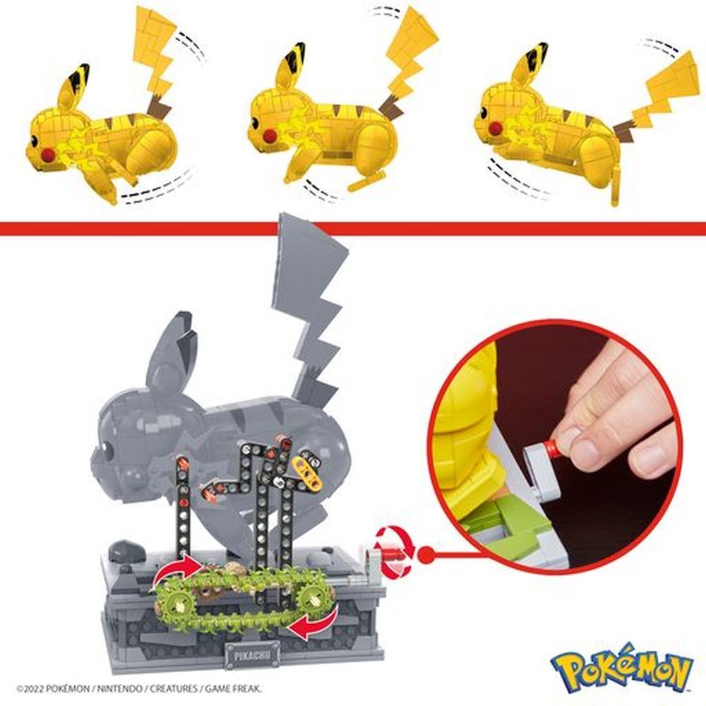 Pokémon Stavebnice MEGA CONSTRUX sběratelský Motion Pikachu