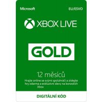 Microsoft Xbox LIVE Gold členství 12 měsíců