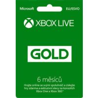 Microsoft Xbox LIVE Gold - zlaté členství 6 měsíců (Xbox One)