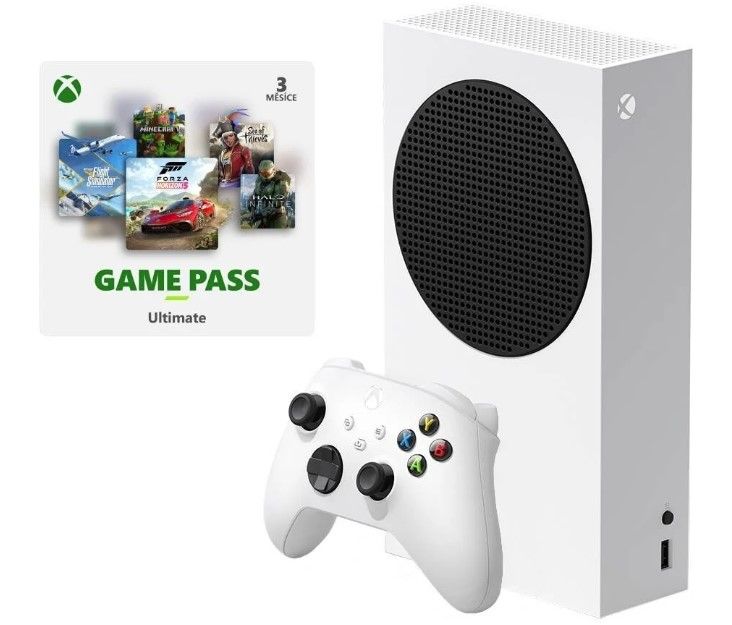 Microsoft Xbox Series S 512 GB + Game Pass Ultimate na 3 měsíce