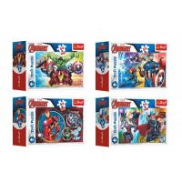 Minipuzzle 54 dílků Avengers/Hrdinové 4 druhy