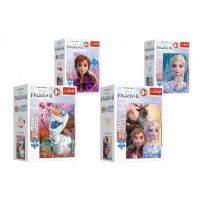Minipuzzle miniMaxi 20 dílků Ledové království II/Frozen II 4 druhy