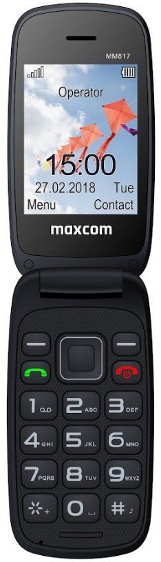 Mobilní telefon MAXCOM Comfort MM817, CZ lokalizace, červená