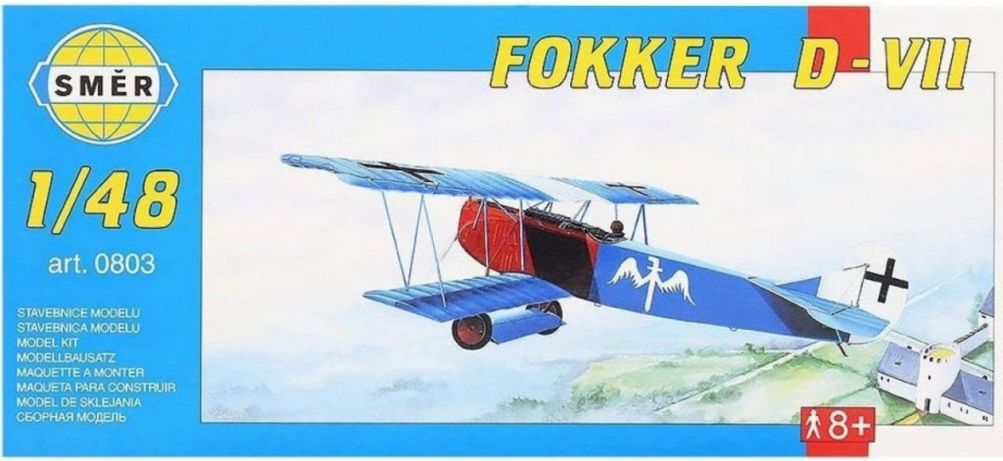 Model Fokker D-VII 15,2x19,3cm