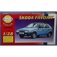 Model Kliklak Škoda Favorit 13,5x6,7cm