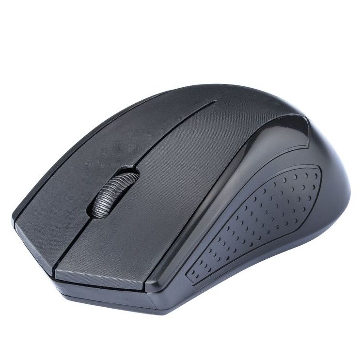 Myš C-TECH WLM-07, černá, bezdrátová, 1200DPI, 3 tlačítka, USB nano receiver (PC)