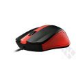 Myš C-Tech WM-01R, červená, 1200DPI, USB (PC)