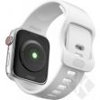 Tech-Protect Náhradní gumový řemínek pro Apple Watch 42/ 44mm, Bílý
