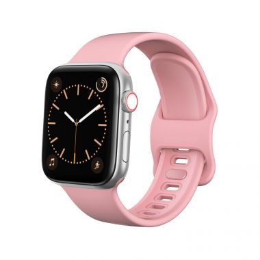 Tech-Protect Náhradní gumový řemínek pro Apple Watch (42/44mm), Růžový