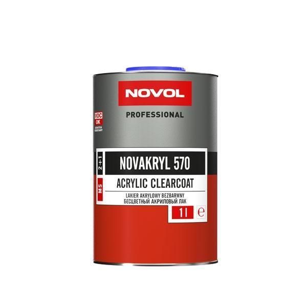 NOVOL bezbarvý lak NOVAKRYL 570 SR 1l + tužidlo H5120 normal 0,5l