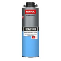 NOVOL ochrana podvozků GRAVIT 660 bitumen 1l (z12ks) (37791.01000)