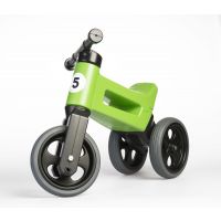 Odrážedlo FUNNY WHEELS Rider Sport zelené 2v1, výška sedla 28/30cm nosnost 25kg 18m+ v krabici