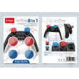 Opěrky pro palce iPega P5029A 4ks - červený/modrý (PS4/PS5)
