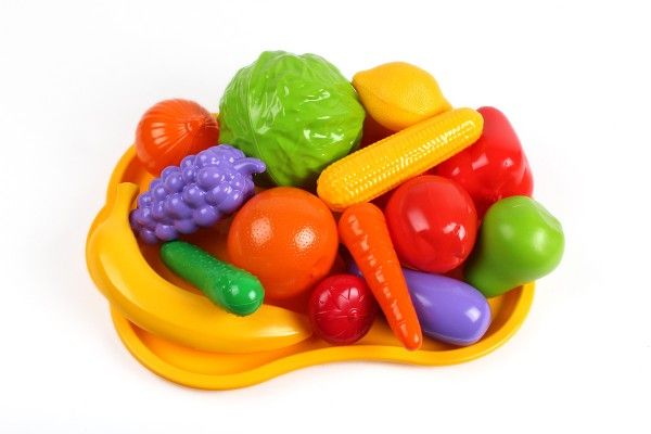 Ovoce a zelenina s podnosem plast