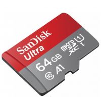Sandisk Micro SDXC Ultra 64GB UHS-I U1 + SD adapter (SDSQUAR-064G-GN6MA)