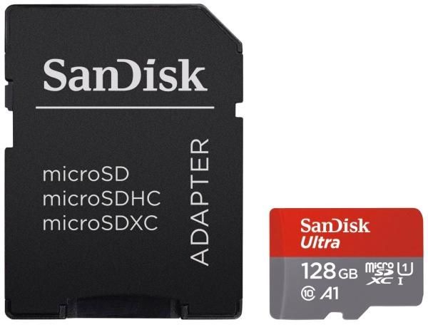SanDisk Ultra microSDXC 128GB 120MB/s + adaptér SDSQUA4-128G-GN6MA