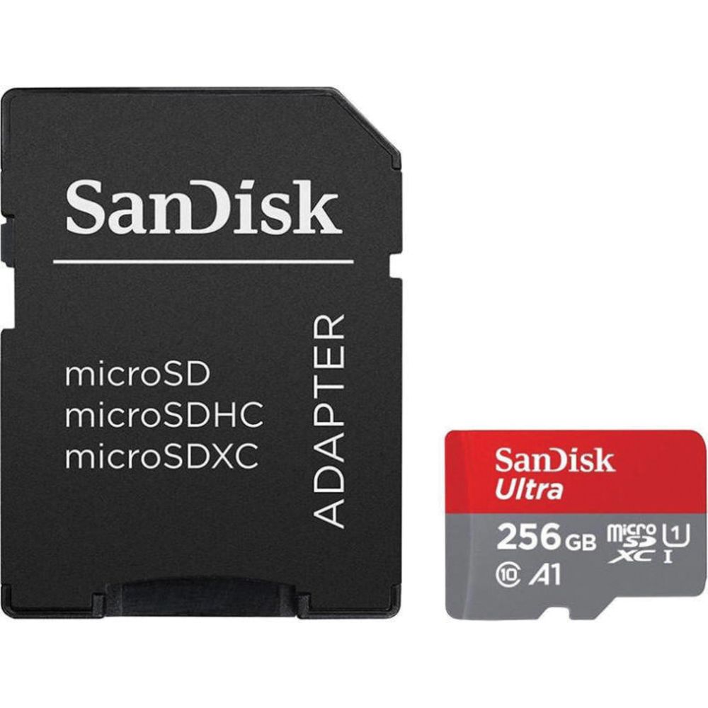 Sandisk Ultra MicroSDXC 256GB UHS-I U1 (120R/20W) + adapter (SDSQUA4-256G-GN6MA)