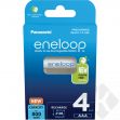 Panasonic Eneloop HR03 N AAA 4ks 4MCCE/4BE, mikrotužkové nabíjecí baterie
