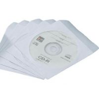 Papírová obálka pro CD nebo DVD s okénkem 100 ks
