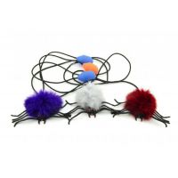 Pavouk skákající plast barevný 7cm