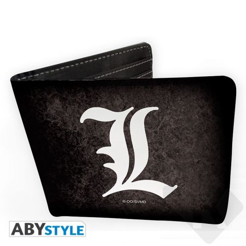 Peněženka Death Note - L Symbol, černá