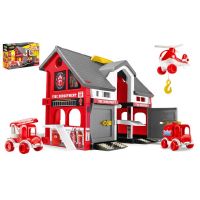 Play House - Požární stanice + 2ks aut + 1ks helikoptéra