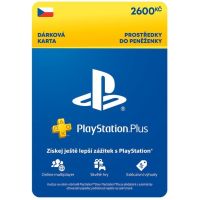 Extra kredit PlayStation Plus 2600 Kč (členstvo 12M) CZ