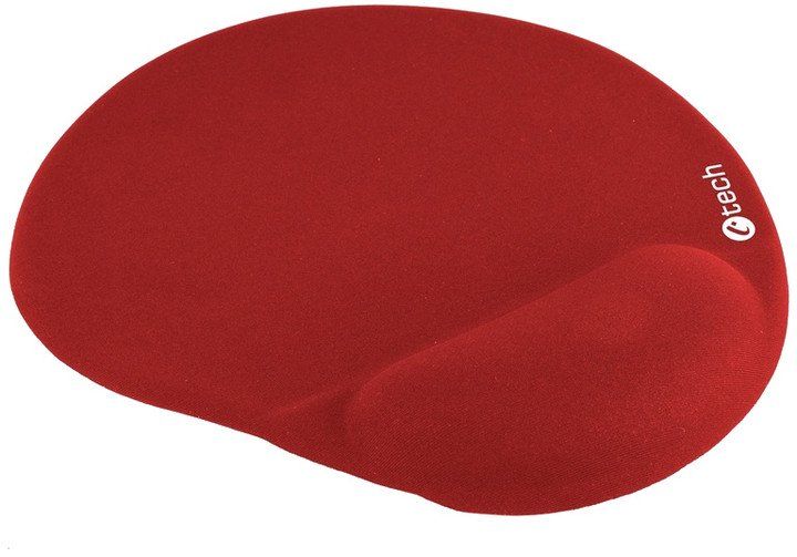 Podložka pod myš gelová C-TECH MPG-03R, červená (PC)