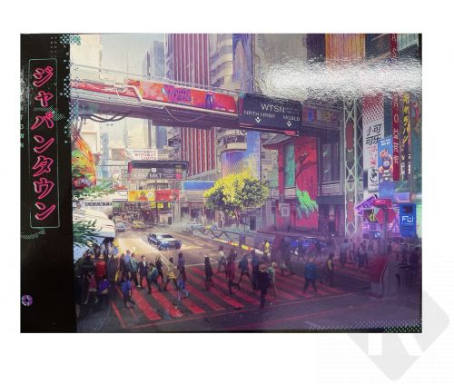 Pohlednice Cyberpunk 2077: Night City Rušná ulice (Serie 2)