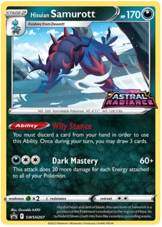 Pokémon TCG: Astral Radiance Preconstructed Pack - Hisuian Samurott (SWSH 207)