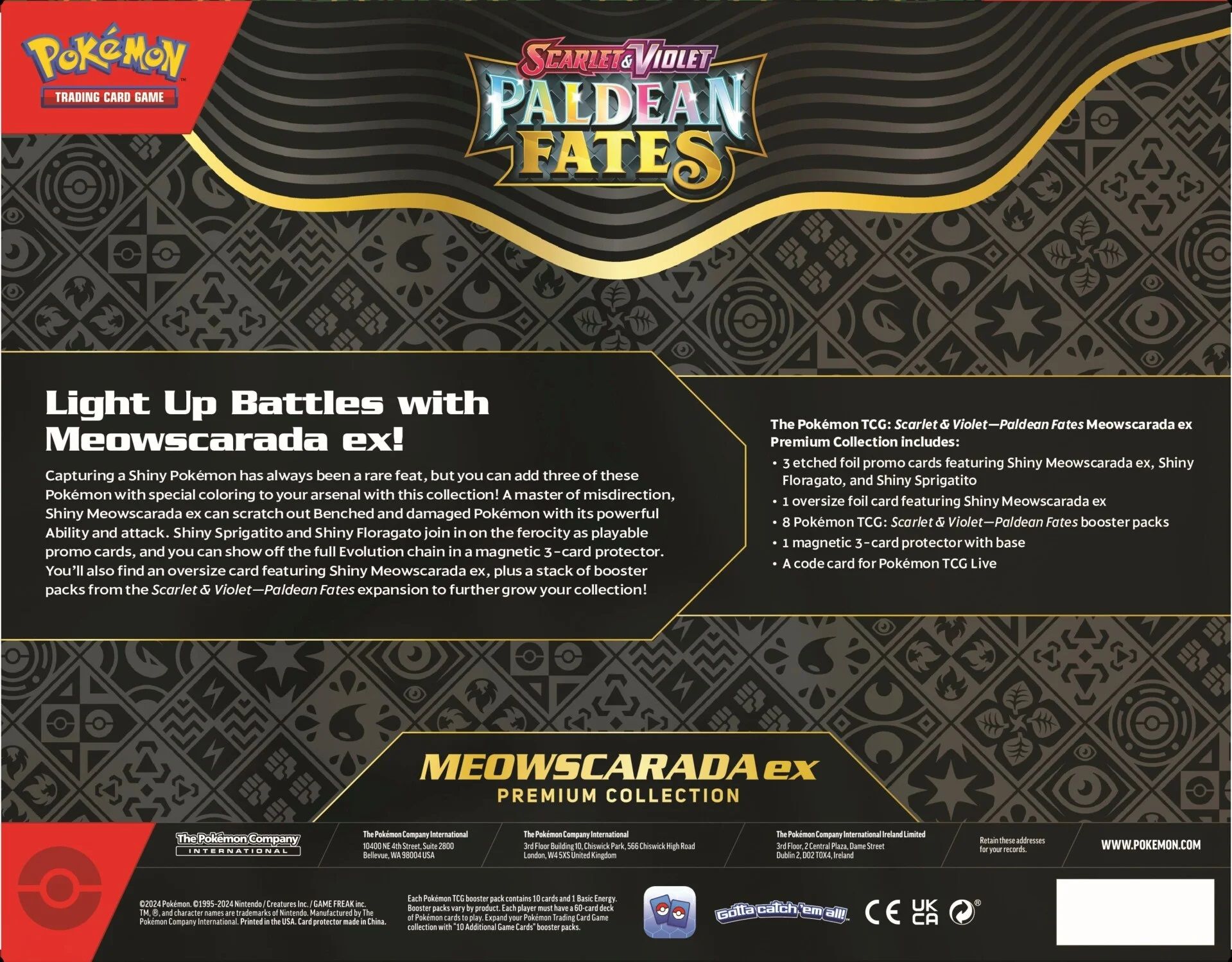 Pokémon TCG: Paldean Fates Premium Collection - Meowscarada ex