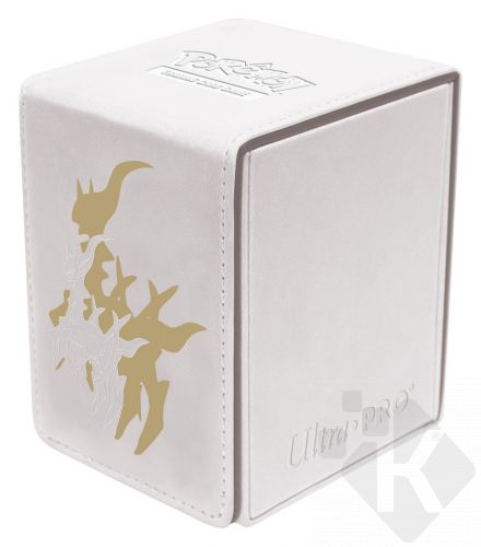 Pokémon UltraPro Elite Series Arceus Flip Box (kožená krabička na karty)