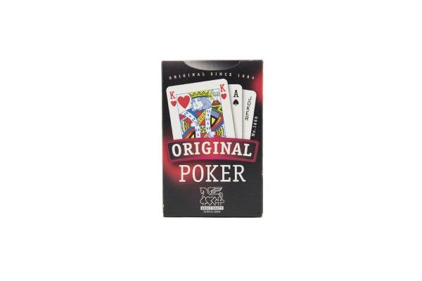 Originál Poker hrací karty v papírové krabičce