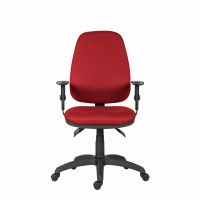 Powerton Office ergonomic armchair Anna, Red