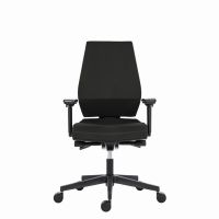 Ergonomická kancelárska stolička Powerton Sima, čierna