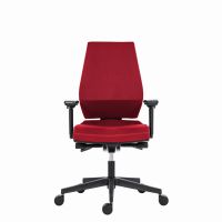 Ergonomická kancelárska stolička Powerton Sima, červená
