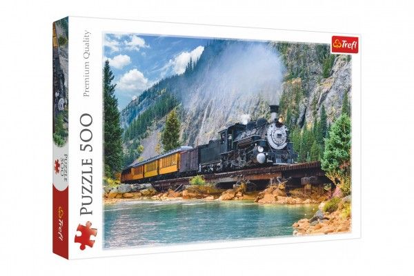 Puzzle Horský vlak 500 dílků