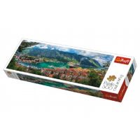Puzzle Kotor, Montenegro panorama 500 dílků 66x23,7cm v krabici 40x13x4cm