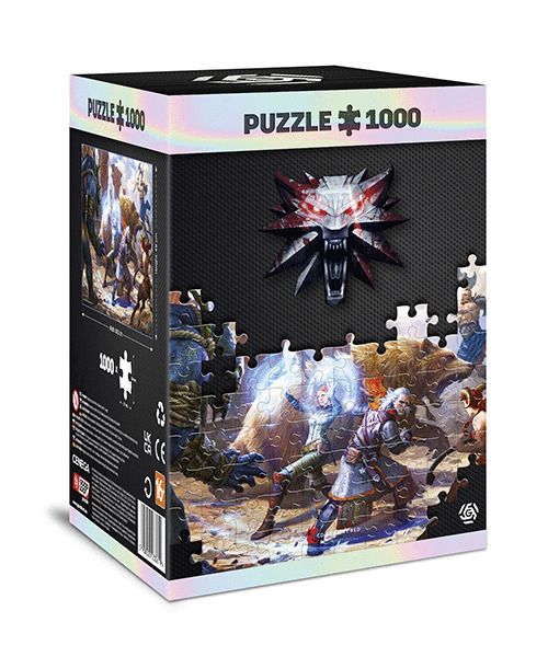 Puzzle Zaklínač - Geralt & Triss in Battle 1000 dílků (Good Loot)